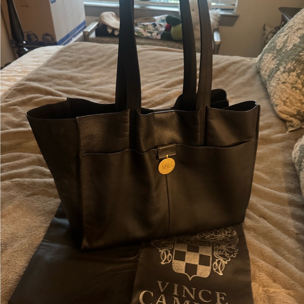 Vince Camuto Elegant Black Tote